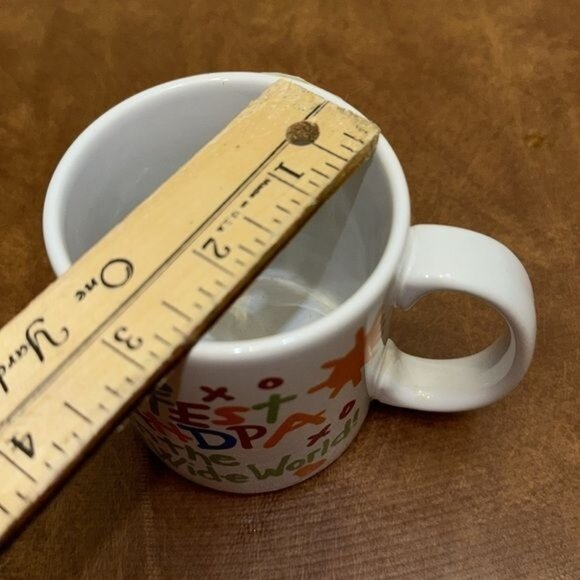 Bestest Grandpa Stoneware Coffee Mug 4" Tall Made In Thailand - Picture 5 of 6